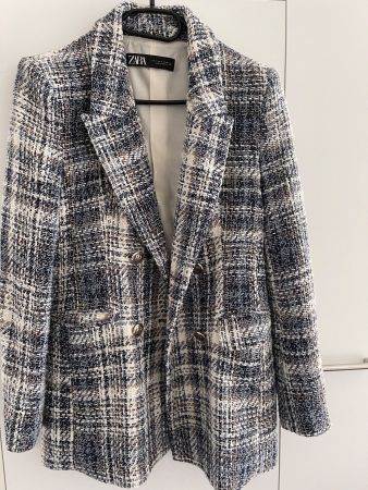 Blazer kariert Zara Damen