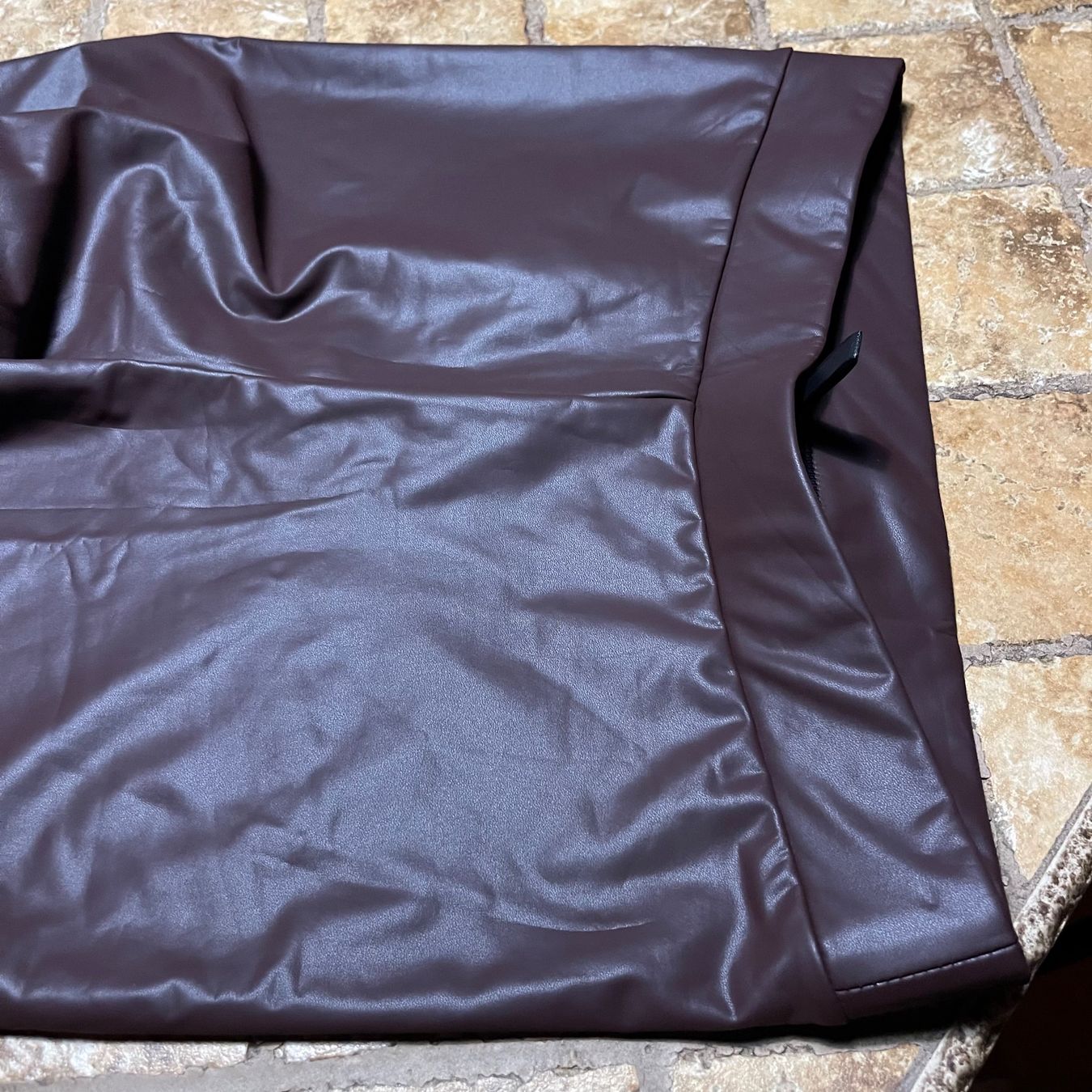 Leggings: Leggings -pelle ecco Chicorée, colore chocolate-M/L – Nuovo e nell'imballaggio originale da Gordevio venduto da LanaZimm 5