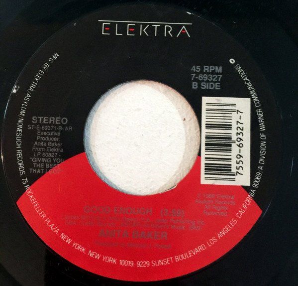Vinyles: Baker Anita: Just Because 7" – D'occasion à Steinhausen par Vilivinili 1