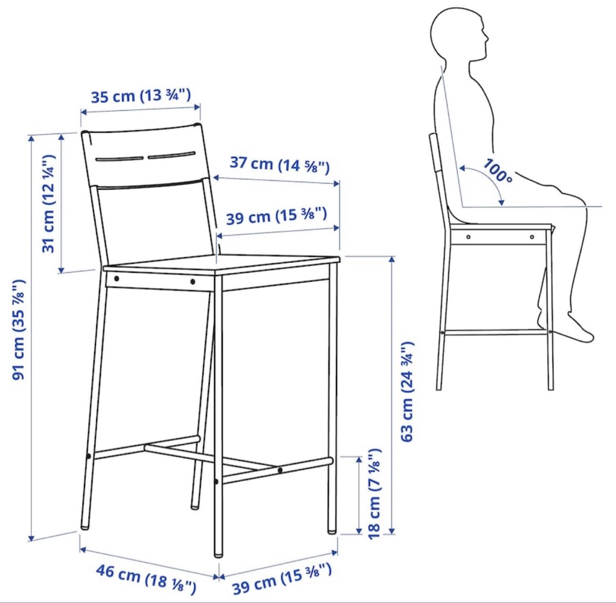 Seggioloni: 4 Barhocker 63 cm – Usato da Oeschgen venduto da Mich_elle 2