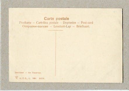Ansichtskarten: Interlaken – Gebraucht aus Ottikon b.Kemptth. von Neptun1974 1