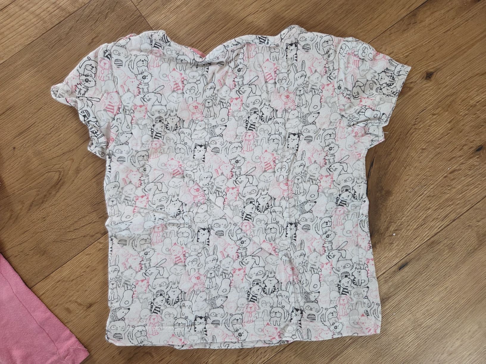Camicette, T-shirt & Top: 2x T-Shirts, Gr. 74, Mädchen, pink, Katze. – Usato da Ottikon venduto da swiftchocolate 3