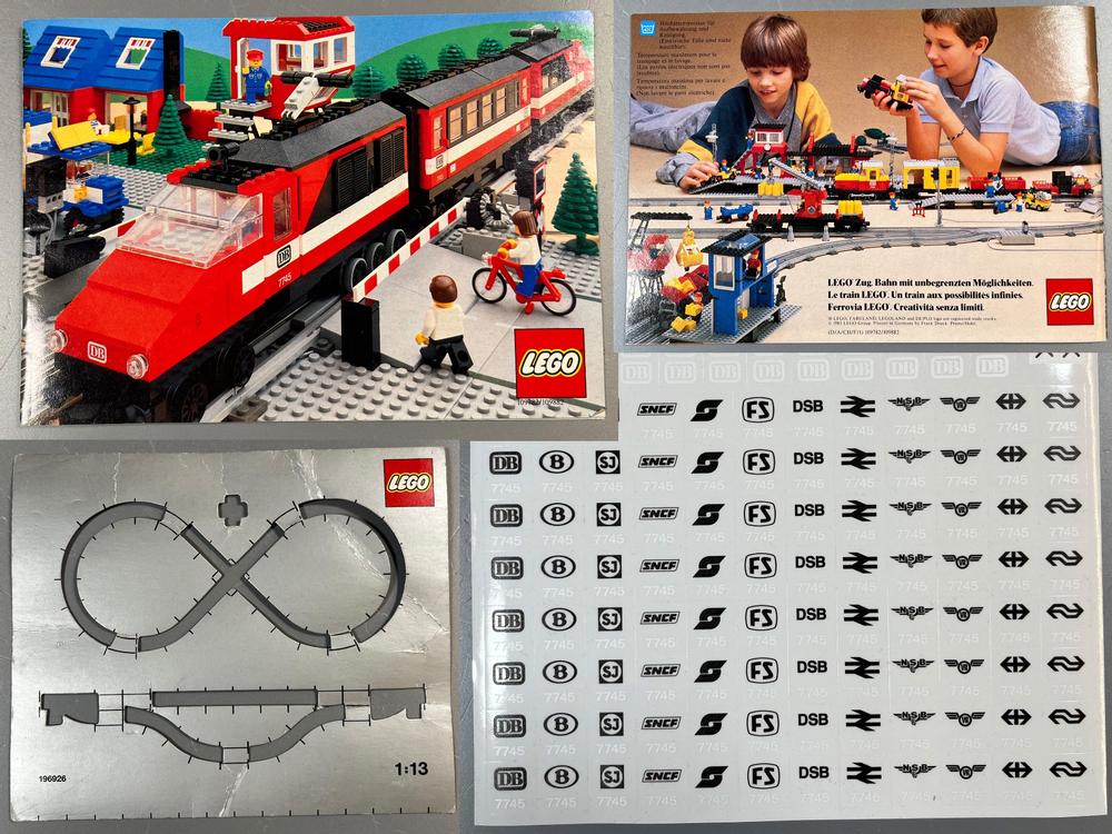 LEGO 7745 High-Speed City Express Passenger Train Set