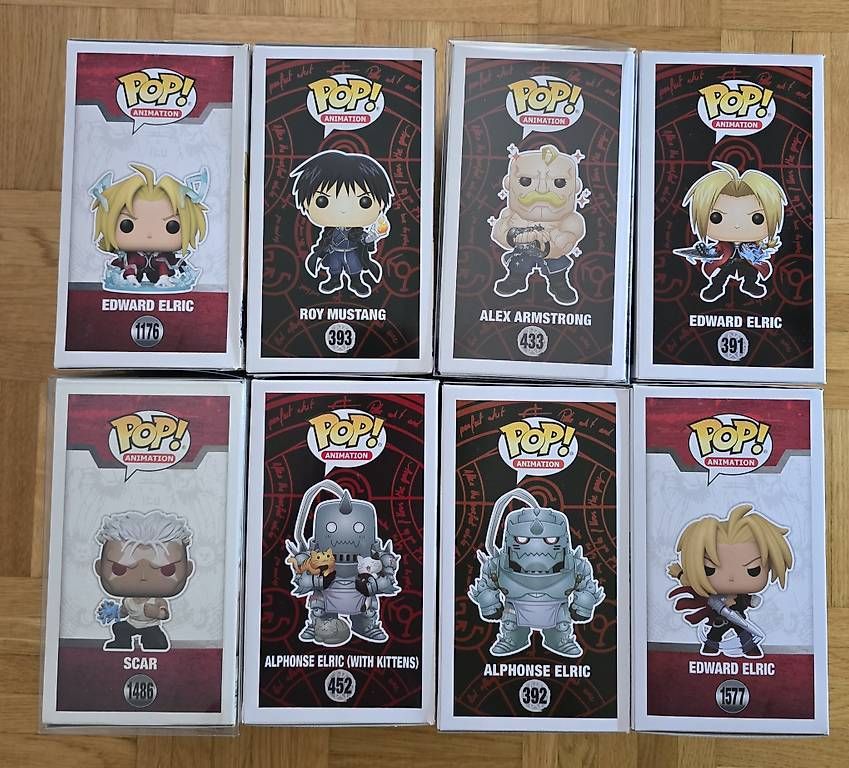 Statuette: Funko pop Fullmetal Alchimiste.  – Usato da Palézieux venduto da Erba24 1