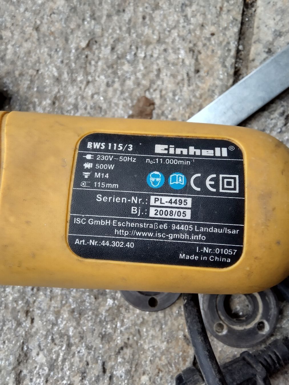Einhell Toutes les machines: Winkelschleifer Einhell BWS 115/3, Abholung TI – D'occasion à Langenthal par lineal55 2