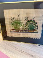 Tableau Égyptien Ancien sur Papyrus - Encadré, Décoration!