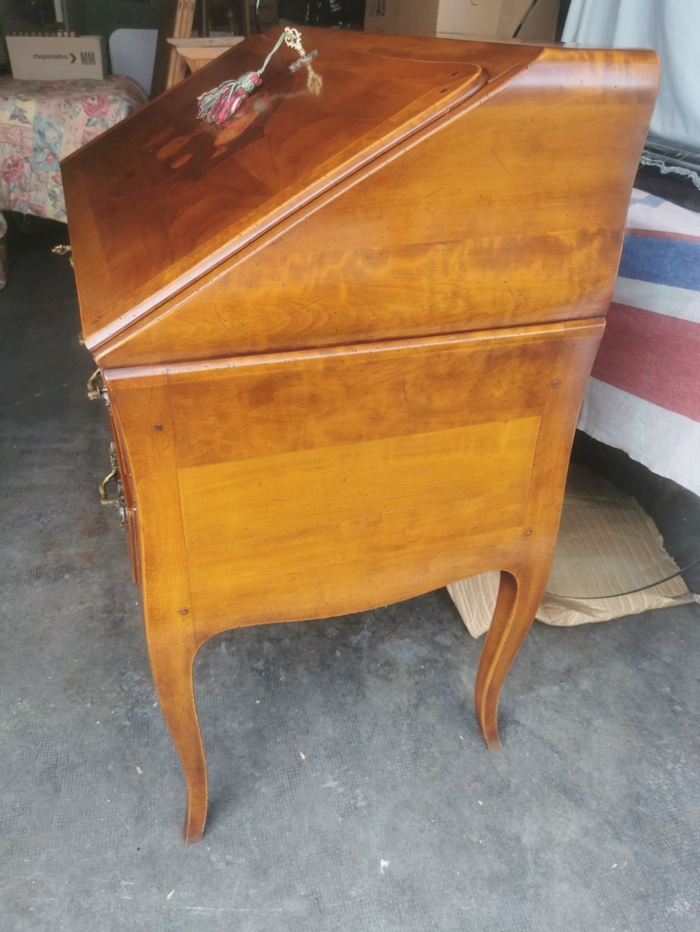 Schreibtische: Bureau De Pente De Style Louis XV – Gebraucht aus Wittenheim von LeGrenierdeSam 8