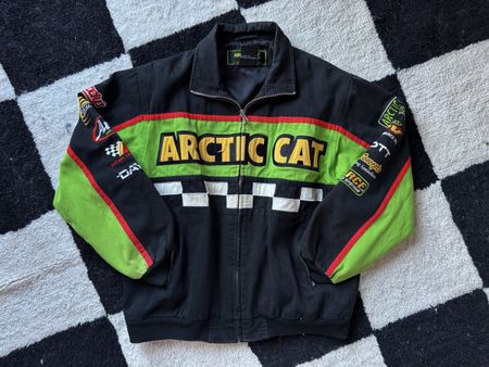 RARITY: Vintage Arctic Cat Nascar Racing Jacket, Motorsport