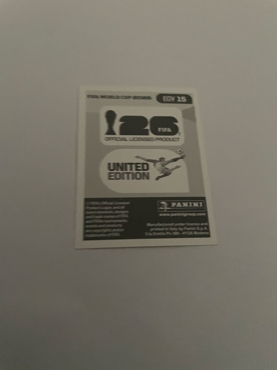 Panini Carte collezionabili: FIFA WM 2026 Emam Ashour EGY 15 – Nuovo (secondo la descrizione) da Winterthur venduto da Cobraforce 1