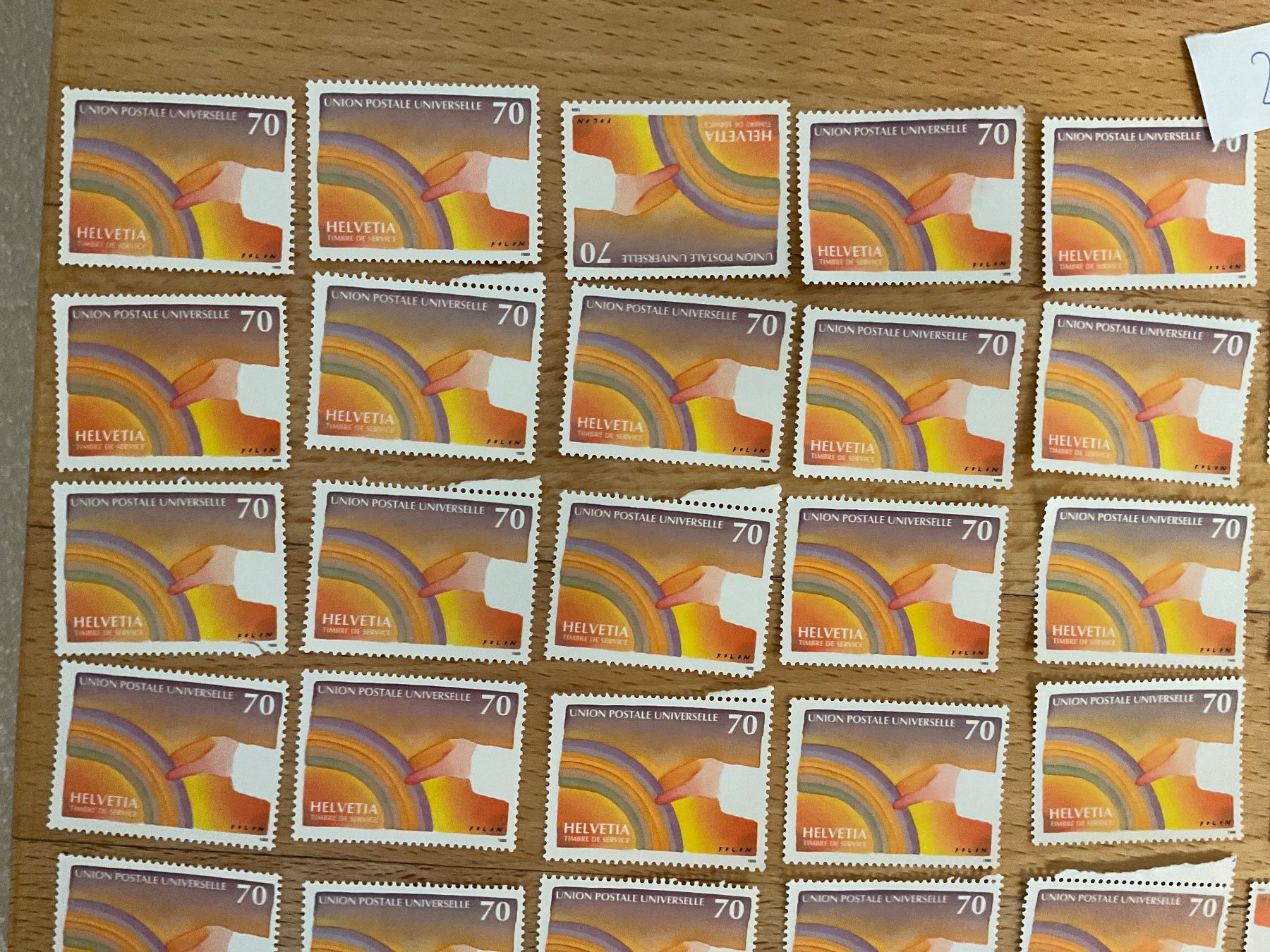 Tutti i francobolli: 70Fr Ämter Frankaturware ungestempelt postfrisch Sammlung – Nuovo (secondo la descrizione) da Wil SG venduto da Chefsugus 1