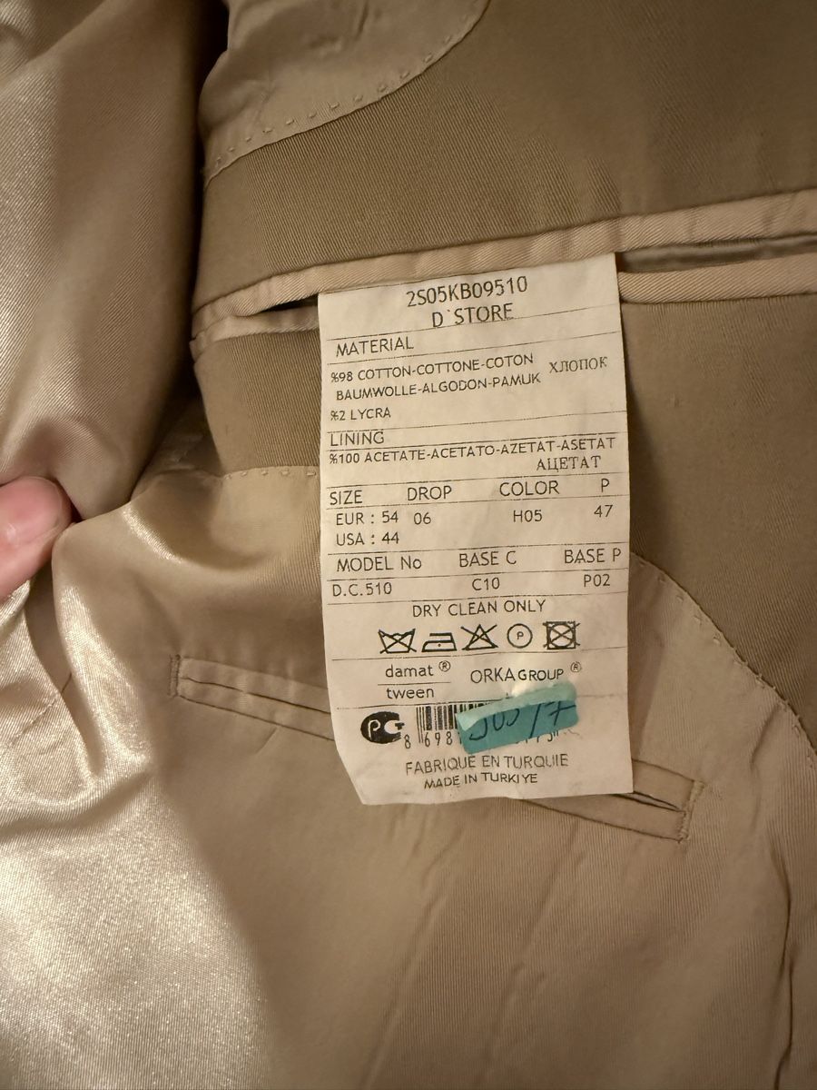 Completi: Beiger Anzug // Size 54 – Usato da Wängi venduto da can_kgq6 4