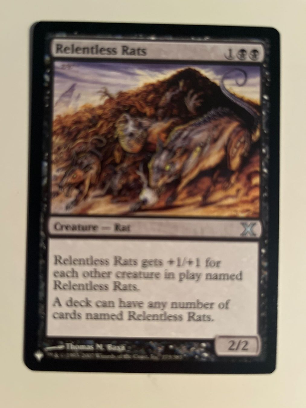 Magic The Gathering Carte collezionabili: 1 x Relentless Rats - Magic: The Gathering - MtG – Usato da Kriens venduto da Shadi1980