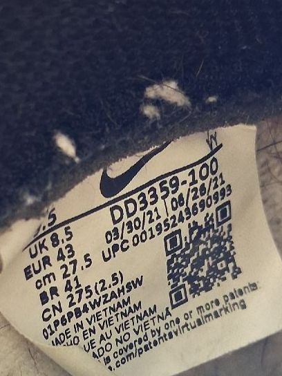 Nike Scarpe da uomo: NIKE Dunk High Retro SE Herren Sneakers 43 Schwarz/Weiss – Usato da Effretikon venduto da SEMOUNA 9