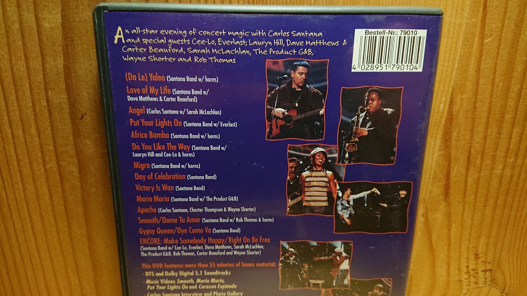 Tutti i DVDs: SANTANA Supernatural Live auf DVD – Usato da Wilderswil venduto da Exebub 3