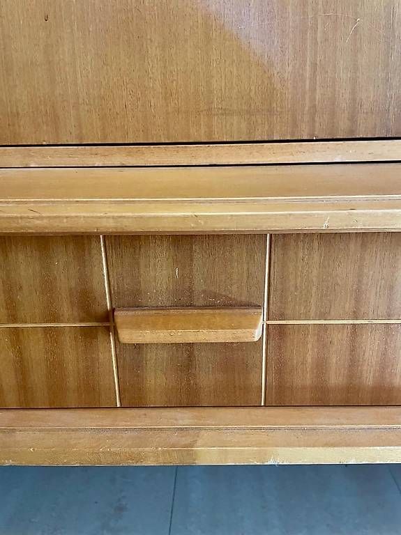 Kommoden: Vintage Mid Century Modern Design Highboard Buffet – Gebraucht aus Schlierbach von Wassermelone55 1