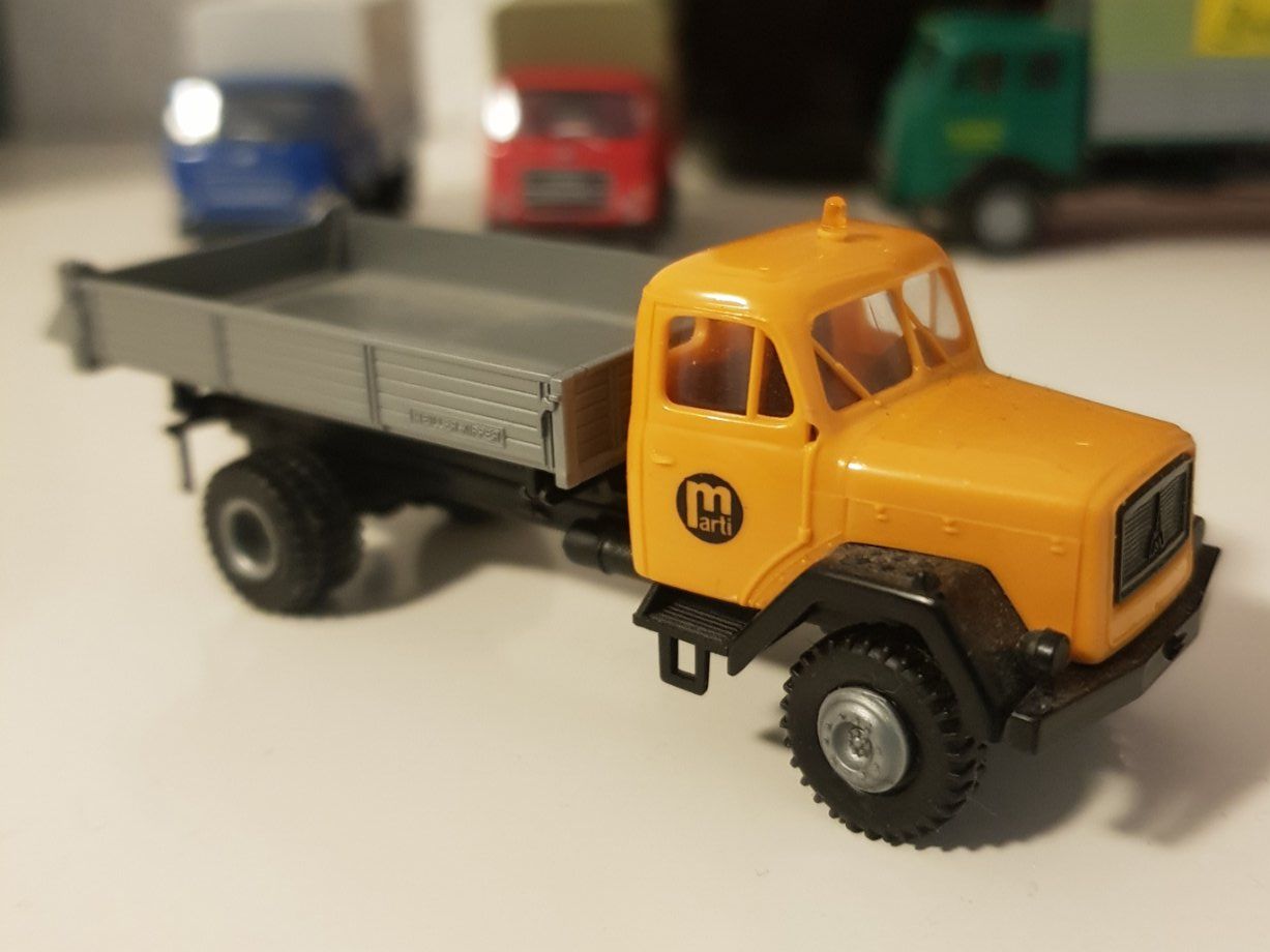 Brekina Modellautos: Magirus-Deutz Kipper "Marti" 1:87 – Gebraucht aus Vordemwald von TGV9497 1