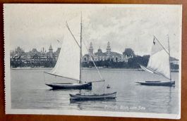 Zürich - Bateaux à voiles sur le lac - AK