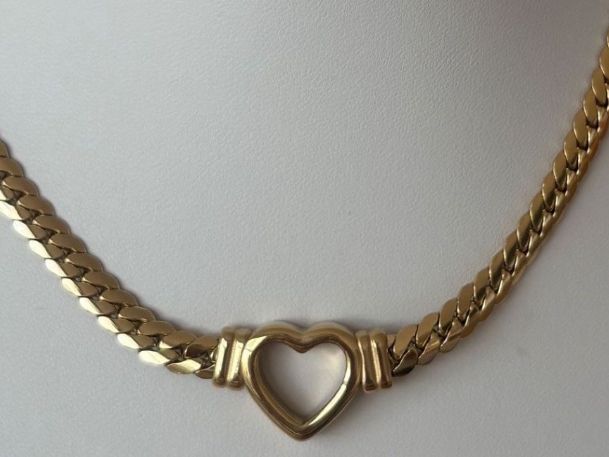 Ketten: Luxus Elegante Edelsthal Kette Farbe : Gold – Neu (gemäss Beschreibung) aus Biel-Bienne von Roserosse13 8