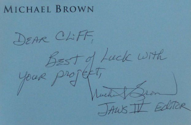 Autogramme: Michael Brown - Cutter - Autogramm – Gebraucht aus Dietikon von immortal-stars