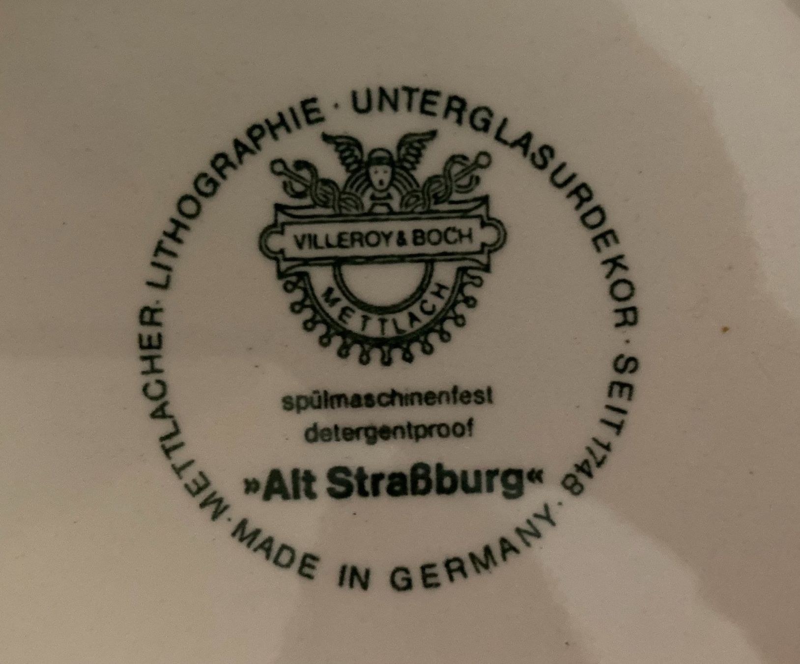 Villeroy & Boch Set di piatti: Villeroy&Boch "alt Strassburg", Dessertteller, Eierbecher .. – Usato da Riniken venduto da begeh-r-bar 3