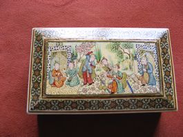 Schmuck Schatulle mit Mosaik-Intarsien