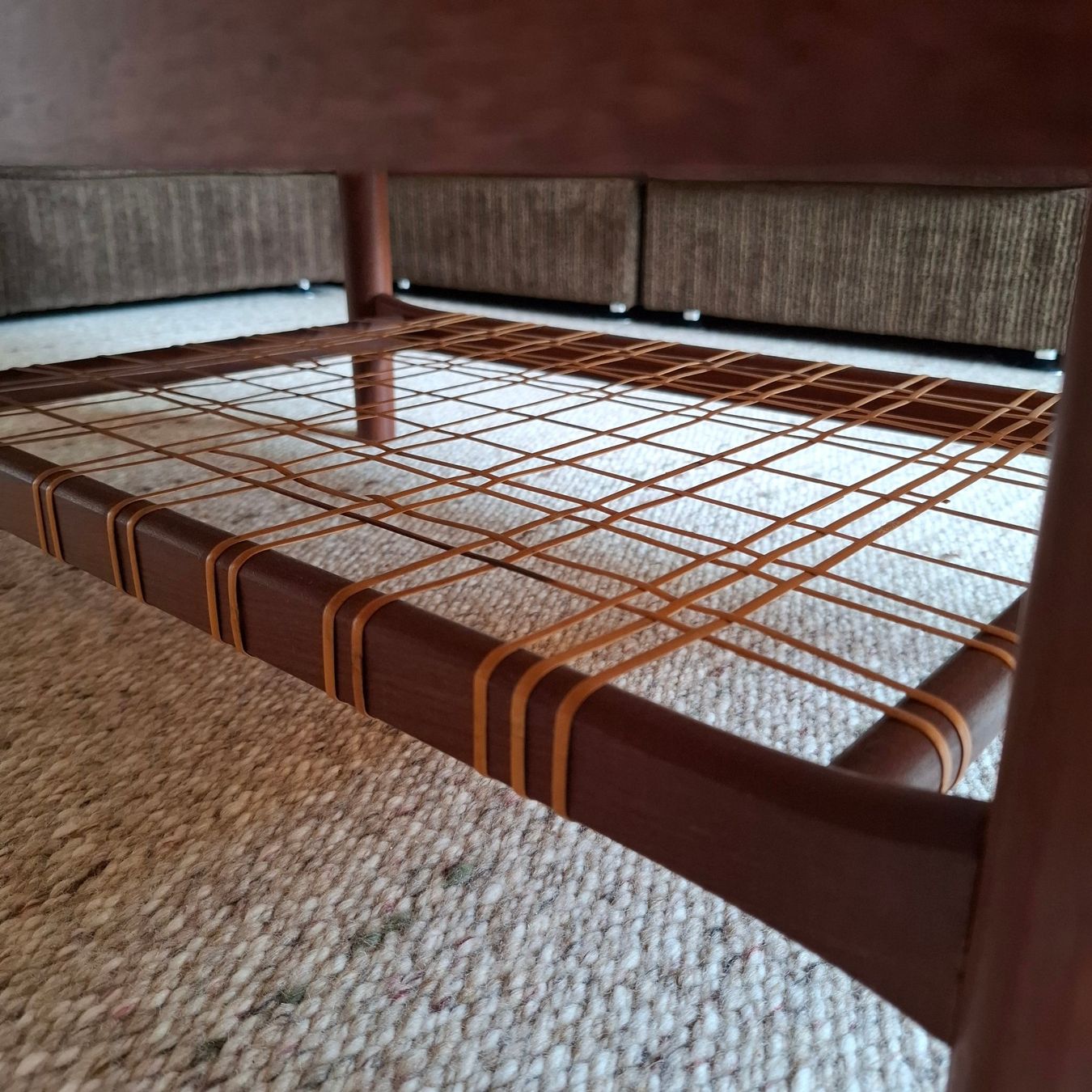 Tavoli: Table basse vintage en teak travertin Denmark – Usato da Neuchâtel venduto da Rochawood 5