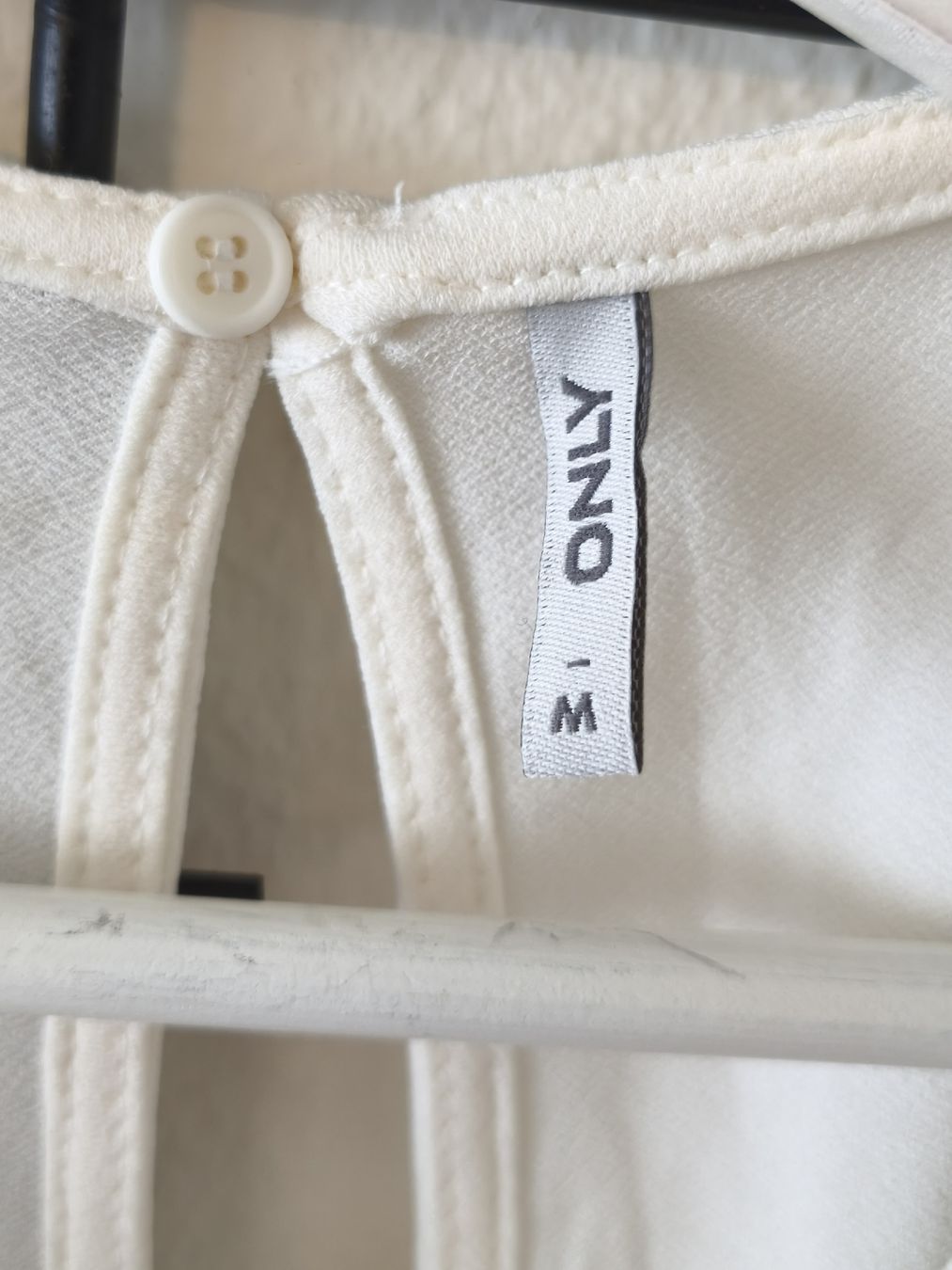 Only Blusen: Only Bluse, Gr. M, Kurzarm, Creme-Weiss, Spitze – Neu (gemäss Beschreibung) aus KRIENS von Franzy_Blond10 3