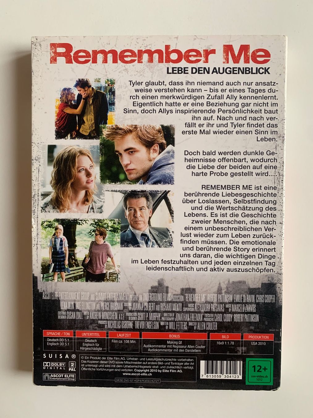Tutti i DVDs: DVD "Remember Me" - Drama mit Robert Pattinson – Usato da Zürich venduto da Leonieonie. 3
