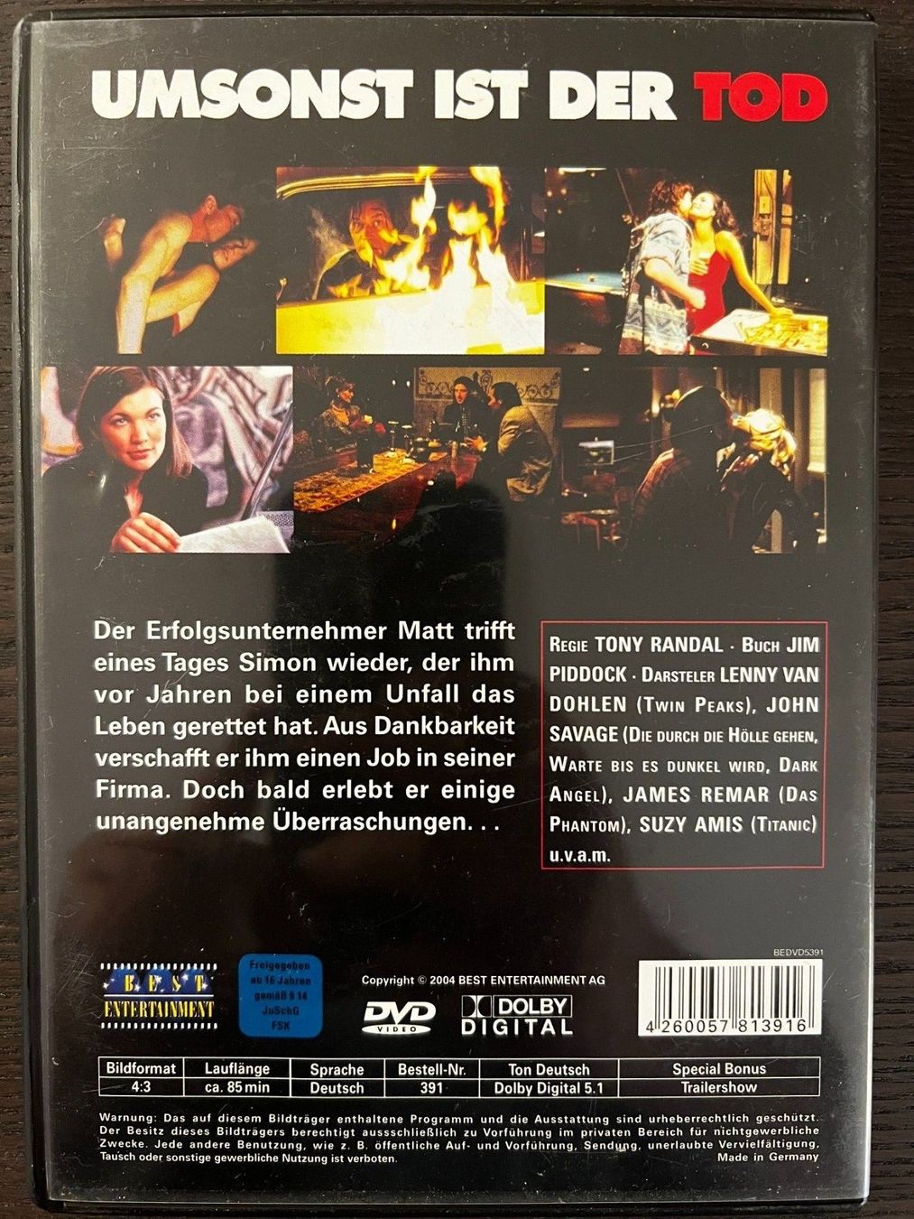 Tutti i DVDs: Umsonst ist der Tod – Usato da Zürich venduto da FilmFreunde 1