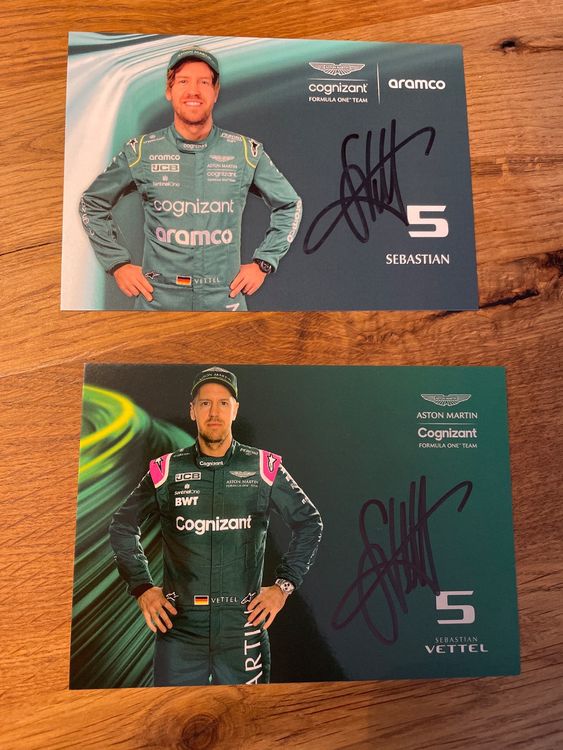 Sebastian Vettel Autogramm