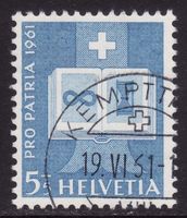 Pro Patria SBK-Nr. 103 (Buch der Geschichte 1961) gestempelt
