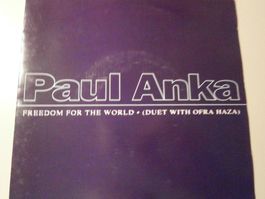 Vinyl-Single Paul Anka - Freedom For The World (Duet With Of