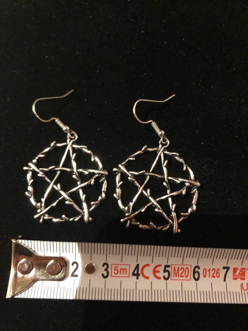 Ohrringe & -stecker: Ohrringe mit Pentagramm – Neu (gemäss Beschreibung) aus Gams von Mariawicca 1