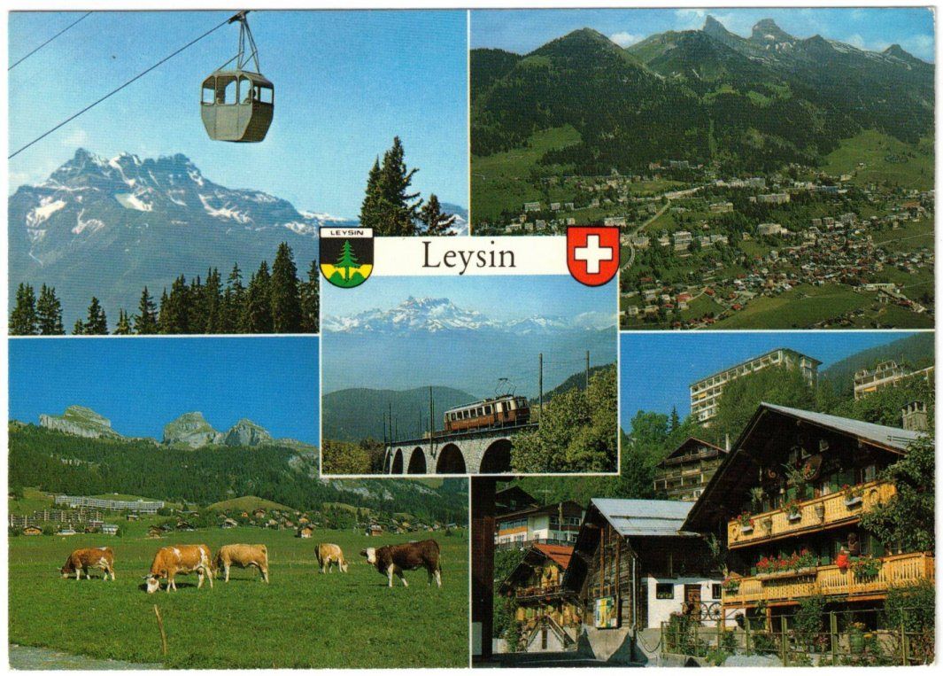 Cartes postales: Leysin - 5 Bild AK – D'occasion à Binningen par Mountainrider