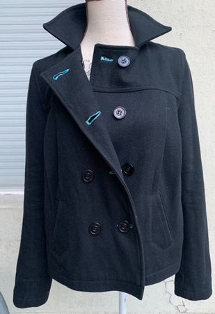 Superbe caban trapèze jacket VOLCOM caban 70%laine t.S