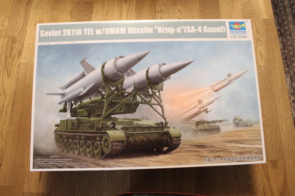 Trumpeter 09523 Soviet 2K11A TEL w/9M8M Missile Krug-a(SA-4 Ganef) 1 – A-Z Toy Hobby