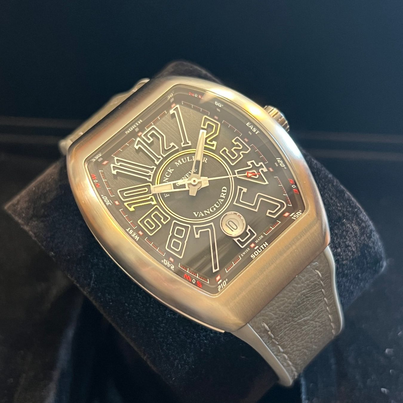 Franck Muller Montres: Franck Muller Vanguard Automatic Date Full Set V41SCDT – D'occasion à Carouge GE par Watchaser 7