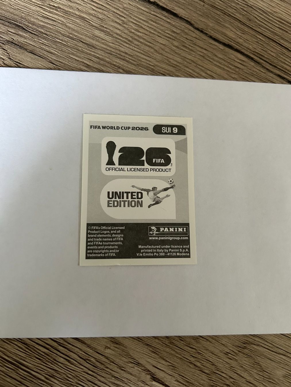 Panini Carte collezionabili: Panini FIFA World Cup 2026 - SUi 9 – Usato da Zumikon venduto da meter03 1