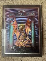 Drachen Bild Spiegel reflektierend