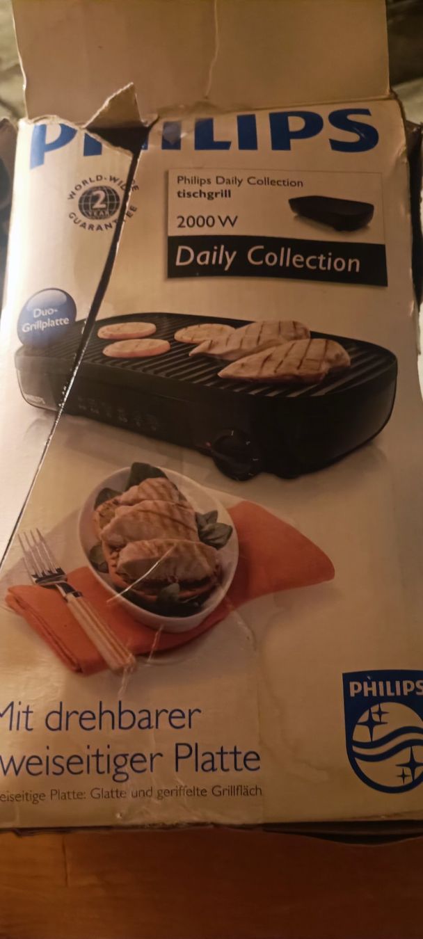 Griglie: Philips Tischgrill HD6321 – 2000 W – Usato da Bern venduto da sv-trade 6