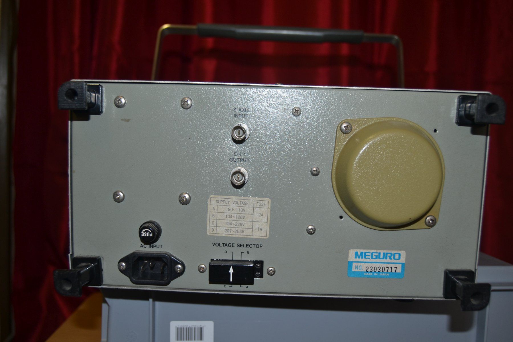 Misurare: MEGURO OS MO-1255 Nostalgic 100MHz Oscilloscope – Difettoso da Wil SG venduto da fanofrio 5
