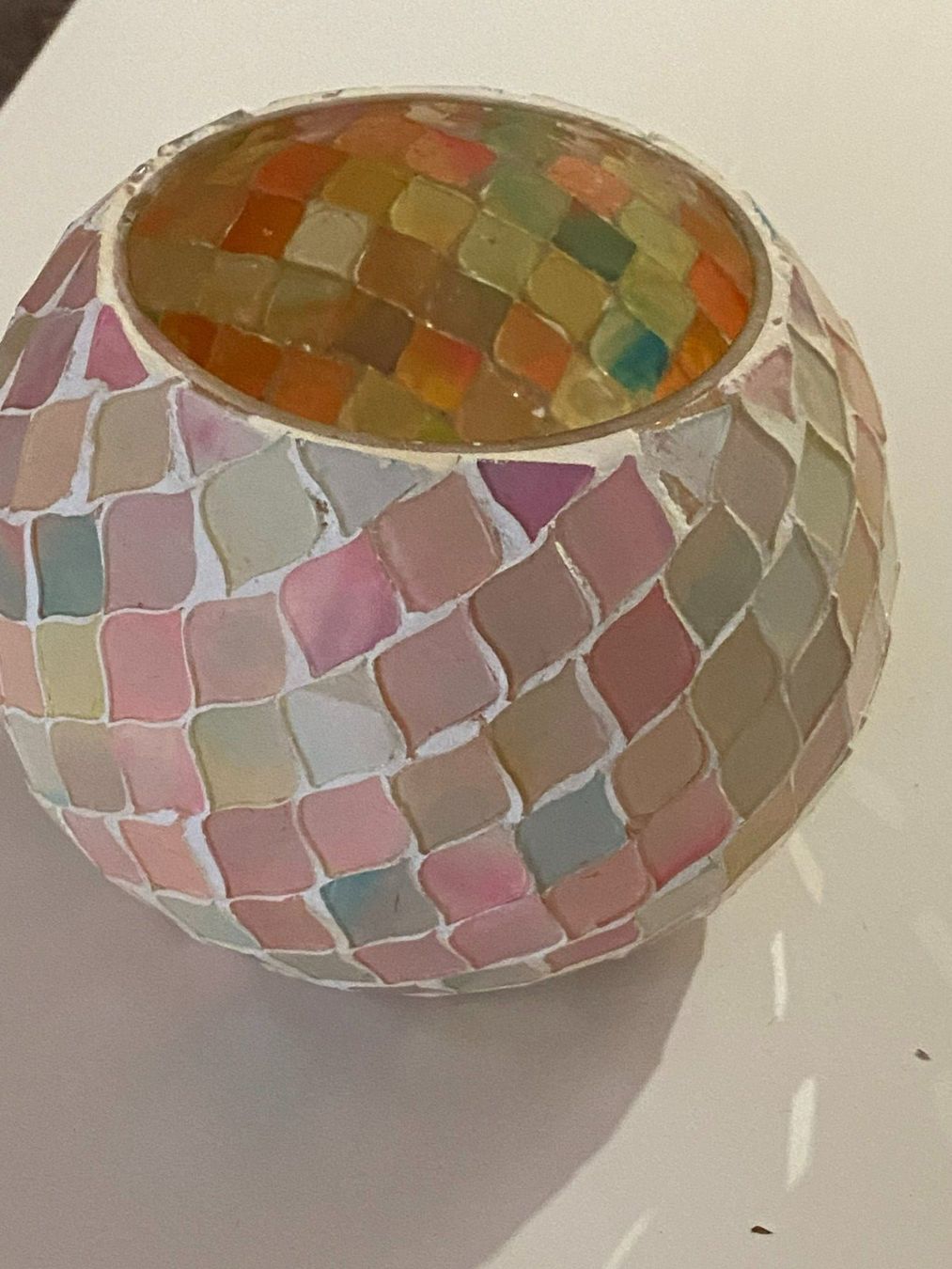 Portacandele: GLAS WINDLICHT MOSAIK – Nuovo (secondo la descrizione) da Meienried venduto da ManuelaBoutique 2
