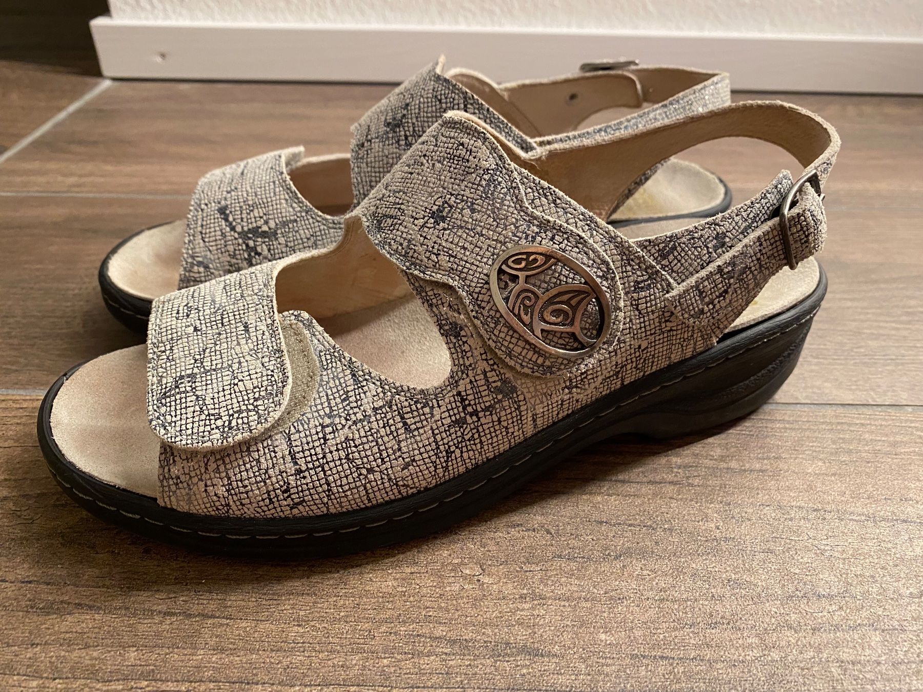 Fidelio Scarpe da donna: Fidelio Sandalen Leder grau Gr. 39 – Usato da Pratteln venduto da a23_j2gs 2