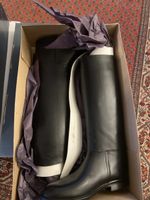Bottes Mustang Silver cuir noir taille 42 neuves