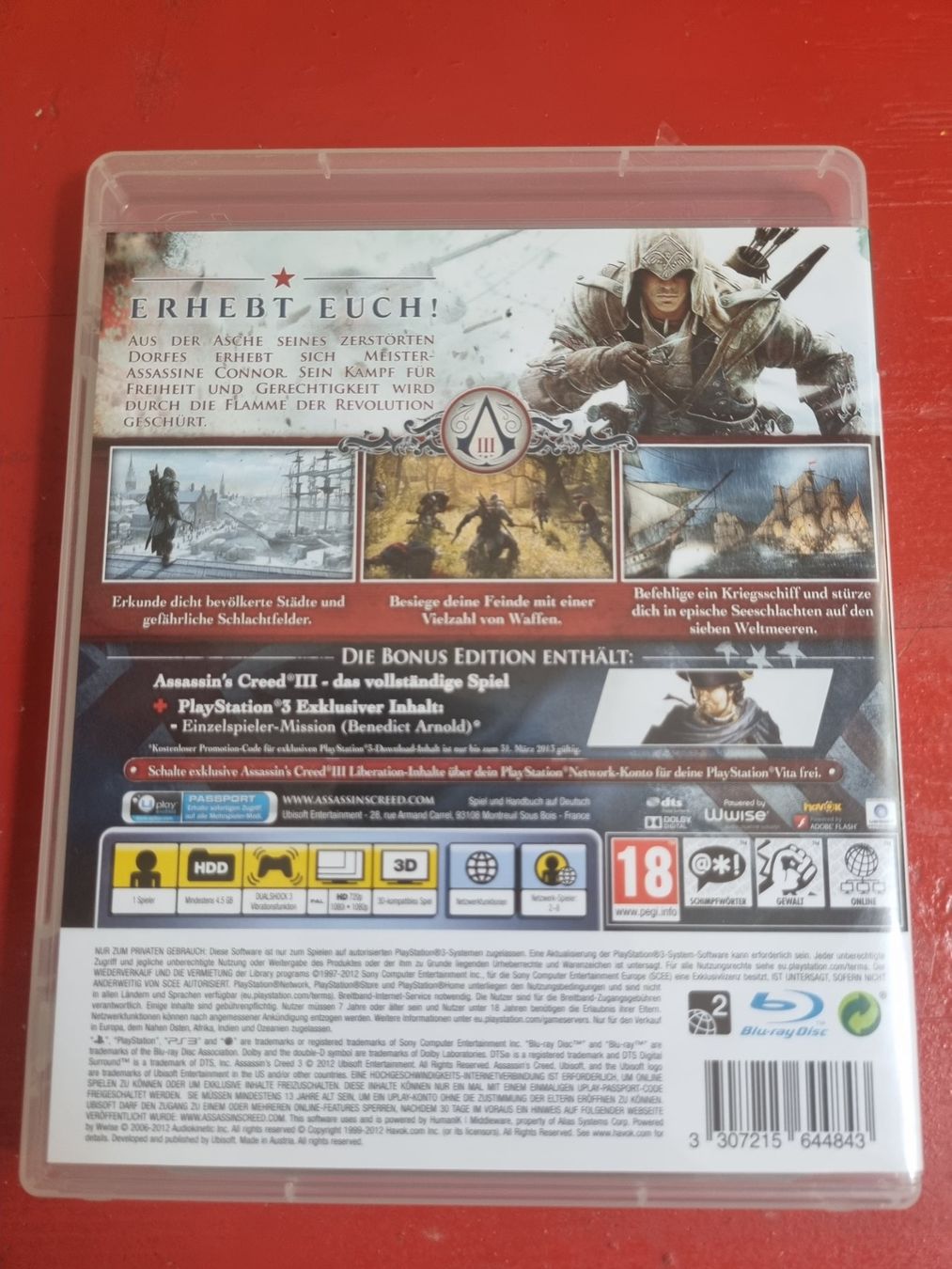 Sony Jeux: Assassin's Creed III playstation 3 – D'occasion à Pollegio par Isaiaaaa96 1