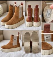 Gant Stiefel 38 braun Wildleder Chelsea Boots Winter warm...
