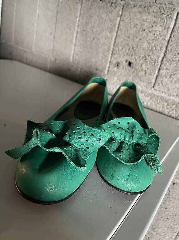 Damenschuhe: Ballerina grün Gr 38 – Gebraucht aus Volketswil von n_r_5gdf