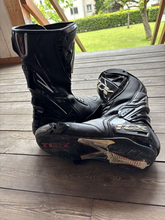 Herrenschuhe Motorradstiefel Herren Gr 44 Motorrad-Stiefel Von TCX