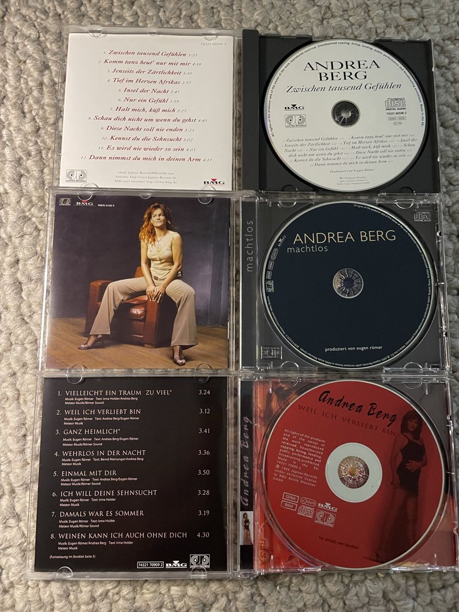 CD: 3x Andrea Berg  – Nuovo (secondo la descrizione) da Reinach AG venduto da trigger7811 1