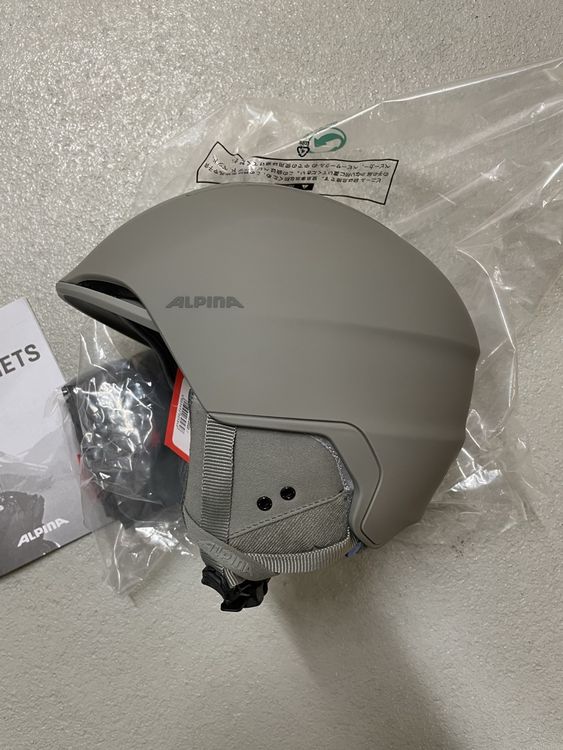Skihelm Alpina Unisex Grand Lavalan White Prosecco Matt